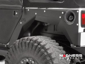 Jeep Wrangler JL Fender Flares - Fab Fours - Rear - Base System - 4 Door